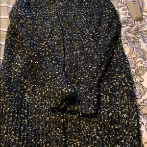 Reitman’s long cardigan sweater